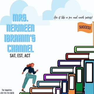 Telegram profile photo for Mrs. Nermeen's SAT/EST Channel