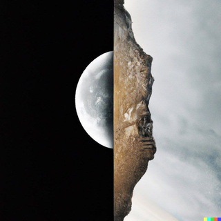 Telegram profile photo for moon or die