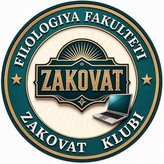 Telegram profile photo for "Zakovat" Filologiya fakulteti