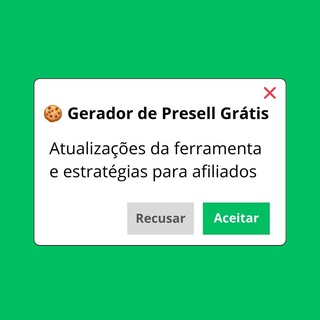 Telegram profile photo for Gerador de Presell Grátis | Estratégias e Avisos