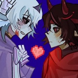 Telegram profile photo for 𖣠 duality duo / ropicc cf┊⚔️