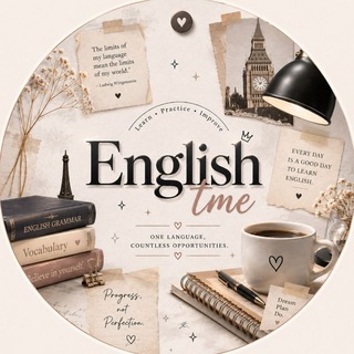 Telegram profile photo for English time