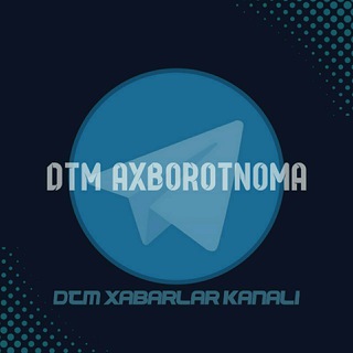 Telegram profile photo for DTM AXBOROTNOMA