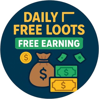 Telegram profile photo for Daily free loots & free earning 💸💵