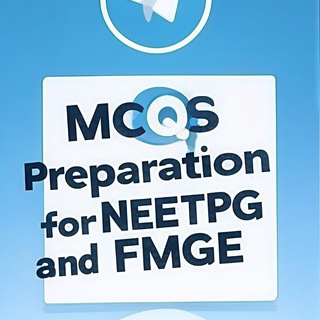 Telegram profile photo for NEET PG | NEXT | INICET | FMGE MCQs