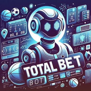Telegram profile photo for TotalBet Statistics