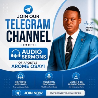 Telegram profile photo for Apostle Arome Osayi Sermons — Remnant Christian Network (RCN)
