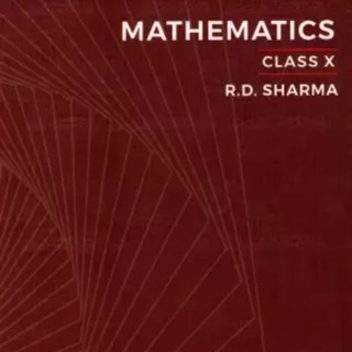 Telegram profile photo for RD Sharma Maths Class 10(pdf)
