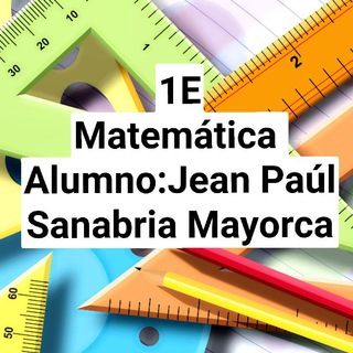 Telegram profile photo for 1E Sanabria Mayorca,Jean Paul Math