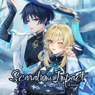 Telegram profile photo for Scaralumi Impact | Scaramouche & Lumine