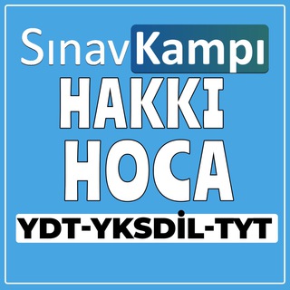 Telegram profile photo for Sınav Kampı / Hakkı Hoca Yks(ydt-dil) + Tyt