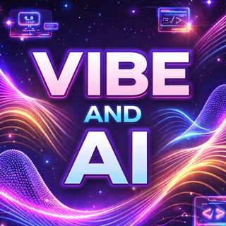 Telegram profile photo for Vibe and AI