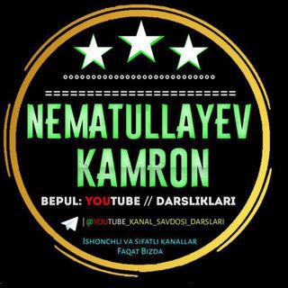 Telegram profile photo for YouTube _kanal_savdosi_darslari