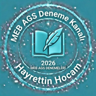 Telegram profile photo for MEB AGS DENEME( Hayrettinhocam)