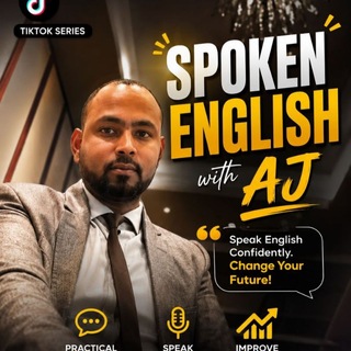 Telegram profile photo for Spoken English with Aj
