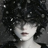 Telegram profile photo for black phone.❄️🎄