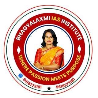 Telegram group profile photo for Bhagyalaxmi IAS Institute (Offical)8