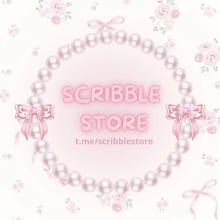 Telegram profile photo for scribble store || open