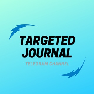 Telegram profile photo for Targeted Journal ☑️🎯