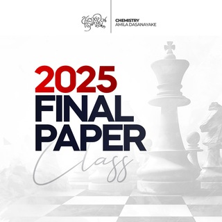 Telegram profile photo for 2025 Final Paper Class | ECHEM