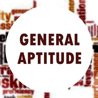 Telegram profile photo for General Aptitude for GATE by oacademy