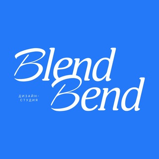 Telegram profile photo for Blend Bend | Дизайн презентаций