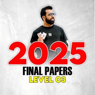 Telegram profile photo for 2025 FINAL PAPERS | Mahen Jecob
