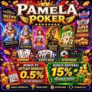 Telegram group profile photo for KOMUNITAS IDN POKER | IDNLIVE | SLOT | PAMELAPOKER