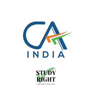 Telegram profile photo for CA Notes Foundation ( STUDY RIGHT )