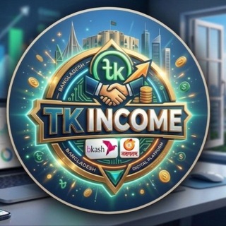 Telegram profile photo for TK Income 💵 টাকা ইনকাম 💰