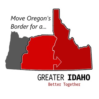 Telegram profile photo for the Greater Idaho movement