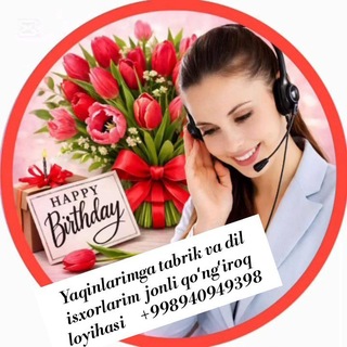 Telegram profile photo for Tabriklar_ yoʻllaymiz_loyhasi