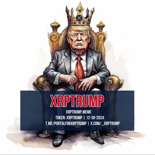 Telegram profile photo for (XRP) TRUMP | Solana Portal