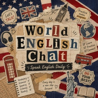 Telegram profile photo for World English Chat 🌍| Speak English Daily🇬🇧