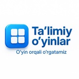 Telegram profile photo for BEPUL ta’limiy o’yinlar