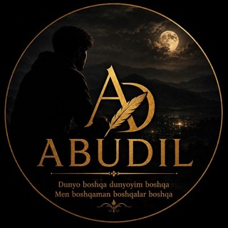 Telegram profile photo for 🍁 ABUDIL || Ijodi 📚