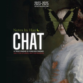 Telegram profile photo for Notes by Has ☾ CHAT
