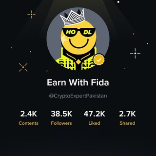 Telegram profile photo for Earn With Fida