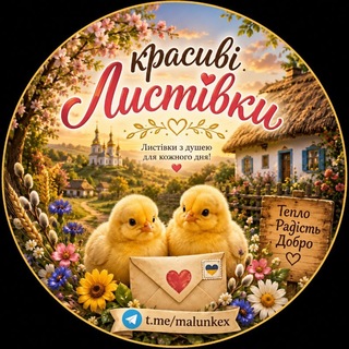 Telegram profile photo for Красиві листівки