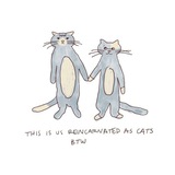 Telegram profile photo for the book we both read.