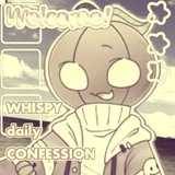 Telegram profile photo for whispy confession + daily