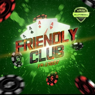 Telegram profile photo for FRIENDLY POKER CLUB