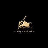 Telegram profile photo for Aliy | Qaydlari