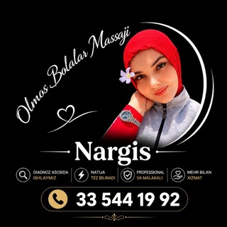 Telegram group profile photo for OLMOS BOLALAR MASSAJI👶🧒👧