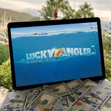 Telegram profile photo for Слот Lucky Angler - играть на деньги | Промокод AVIALUC500