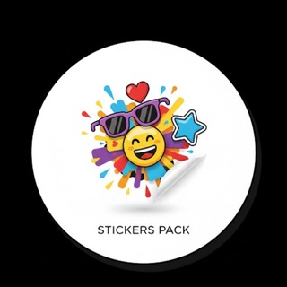 Telegram profile photo for ملصقات | Stickers Pack 😎