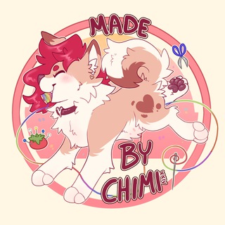 Telegram profile photo for MadeByChimi - Fursuits & Merch 🧵🛍