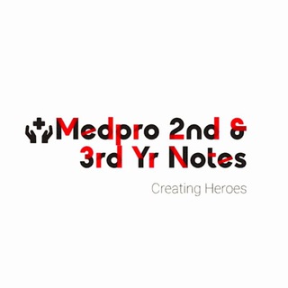 Telegram profile photo for Medpro 2nd & 3rd Year MBBS