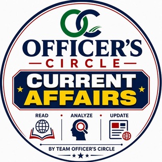 Telegram profile photo for MPSC Combined Current Affairs 2026 | Officer's Circle
