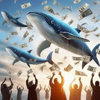 Telegram group profile photo for Киты и акулы 🐳🦈